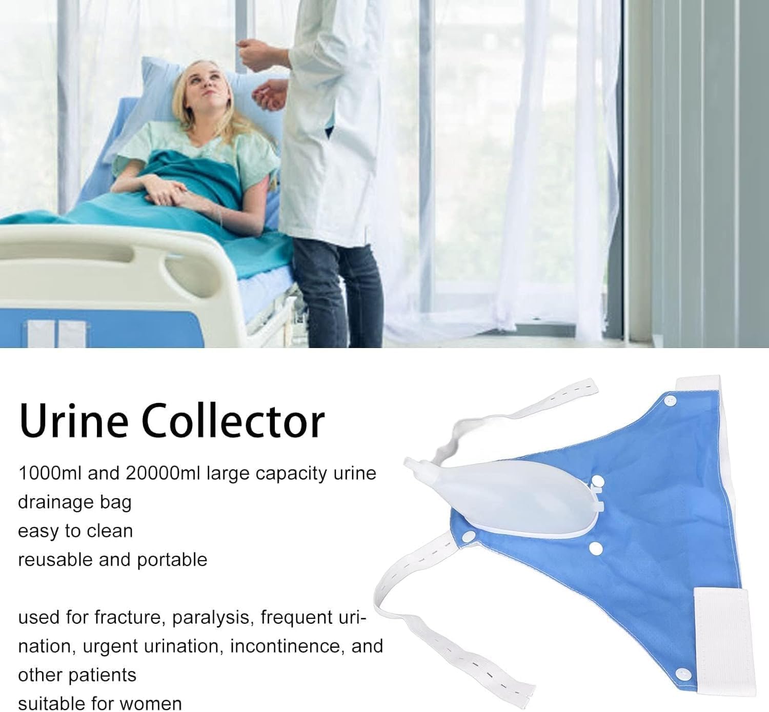 AuraFlow | Portable Urine Collector System with Comfortable Waist Design | Hands-Free Mobility Solution for Easy Use 8