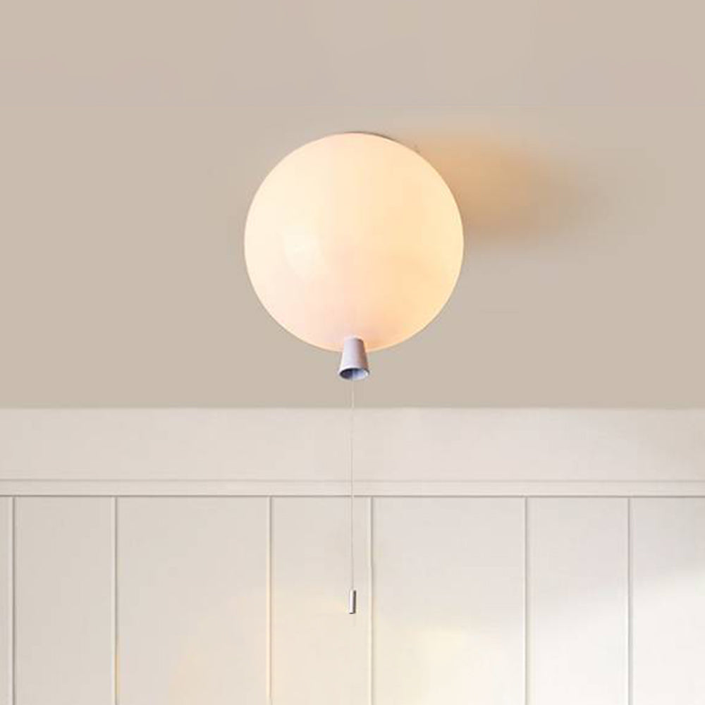 AuraLite | Compact Modern LED Balloon Ceiling Light with Warm White Glow | Stylish Illumination for Bedrooms and Kids' Rooms 0