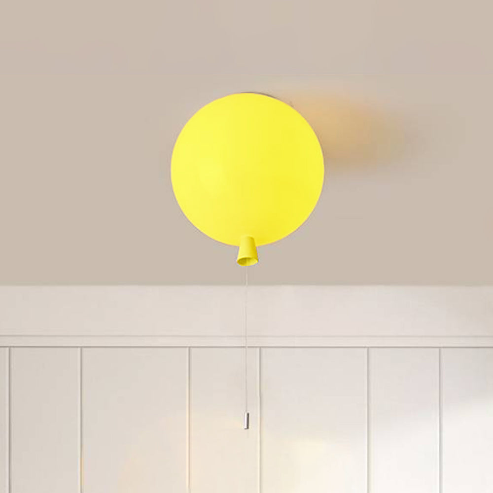 AuraLite | Compact Modern LED Balloon Ceiling Light with Warm White Glow | Stylish Illumination for Bedrooms and Kids' Rooms 10