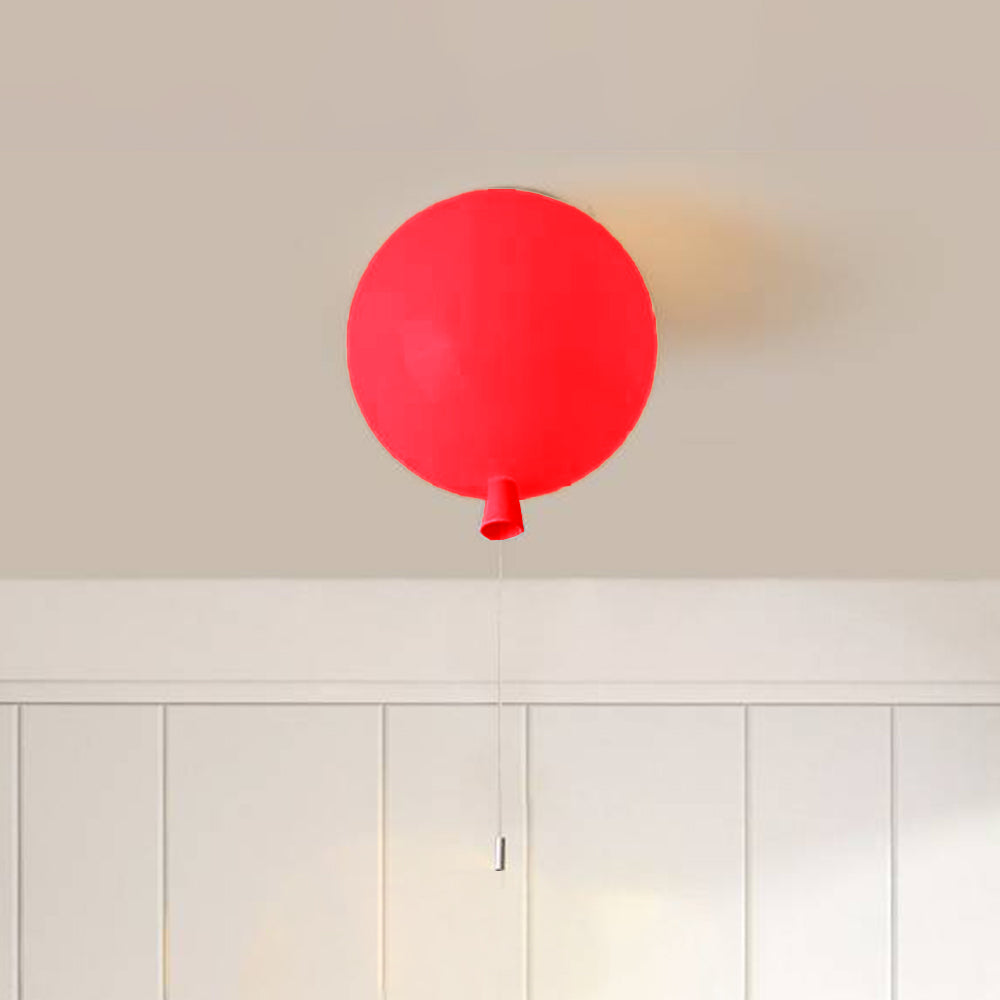 AuraLite | Compact Modern LED Balloon Ceiling Light with Warm White Glow | Stylish Illumination for Bedrooms and Kids' Rooms 11
