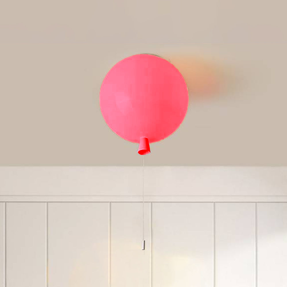 AuraLite | Compact Modern LED Balloon Ceiling Light with Warm White Glow | Stylish Illumination for Bedrooms and Kids' Rooms 12