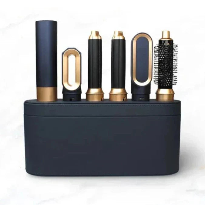 AuraStyle | 5-in-1 Ionic Hair Styler with Adjustable Heat & Interchangeable Attachments | Effortless Versatile Styling Tool 5