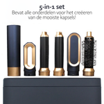 AuraStyle | 5-in-1 Ionic Hair Styler with Adjustable Heat & Interchangeable Attachments | Effortless Versatile Styling Tool 6