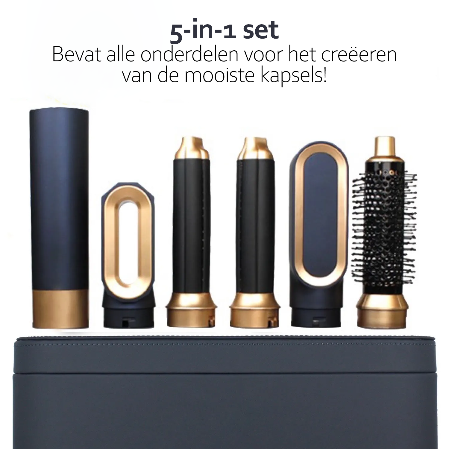 AuraStyle | 5-in-1 Ionic Hair Styler with Adjustable Heat & Interchangeable Attachments | Effortless Versatile Styling Tool 6