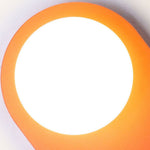 AuroraGlow | Stylish Modern Glass Wall Sconce with Orange Base 5