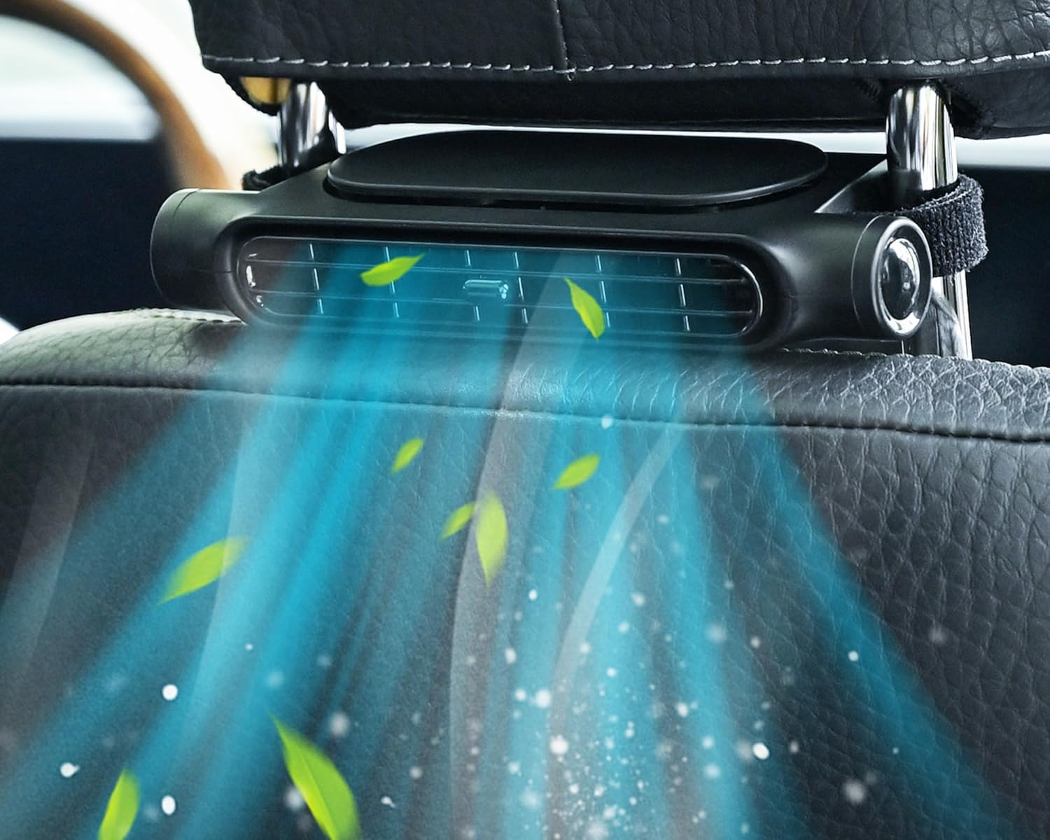 AutoBreeze | USB Fan for Car with 3 Adjustable Speeds | Bladeless Design for Safe Comfort 9