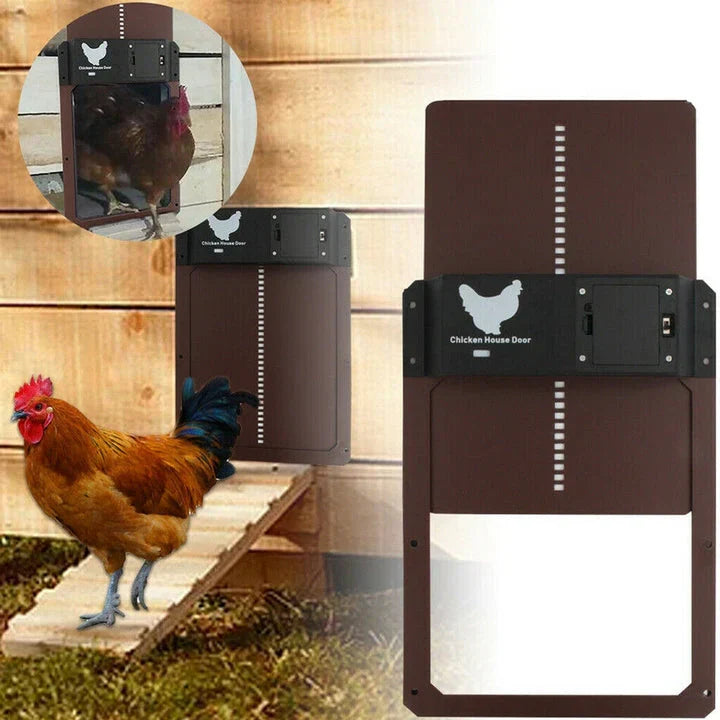 Automatic Chicken Coop Door | Intelligent Light-Sensor Mechanism for Secure Poultry Management 0