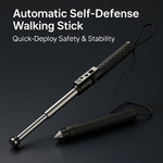 Automatic Self-Defense Walking Stick with Quick-Deploy Mechanism | Adjustable Ergonomic Design for Enhanced Stability 7