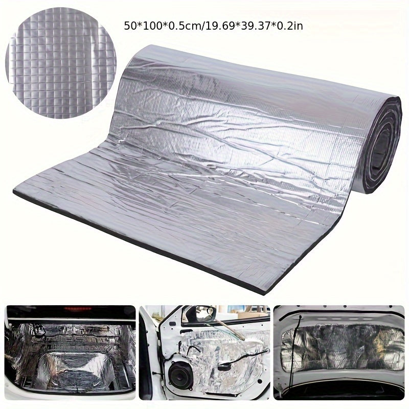 Automotive Insulation Foam | Self-Adhesive Soundproofing Mat with Fire-Retardant Properties | Durable Solution for Noise Reduction 0