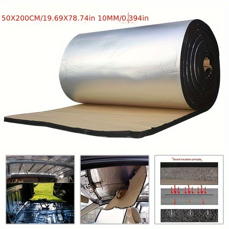 Automotive Insulation Foam | Self-Adhesive Soundproofing Mat with Fire-Retardant Properties | Durable Solution for Noise Reduction 10