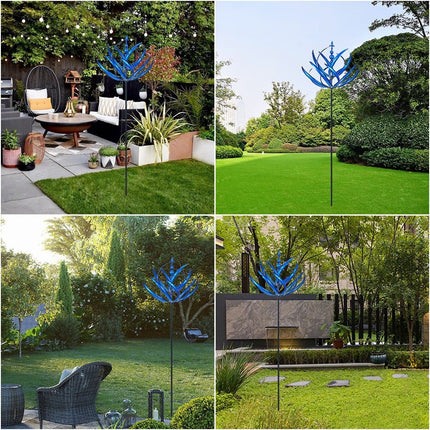 Metal Wind Spinner for Garden and Porch, Kinetic Yard Art and Outdoor Garden Decor for Patio – image 4