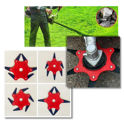 Weed Eater Head for Straight Shaft Mowers, Brush Cutter Blade – image 4