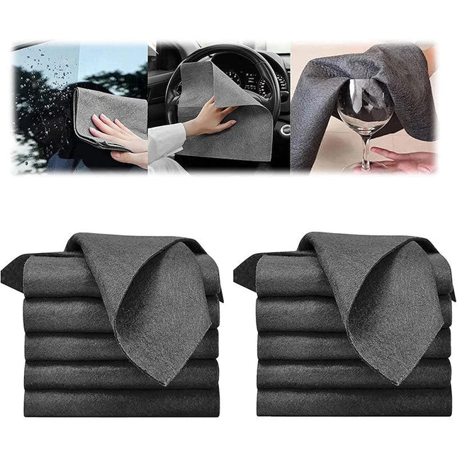 Microfiber Cleaning Cloth for Glass, Lint Free Cloth for Mirrors, Reusable Cleaning Cloth, Microfiber Towel for Car