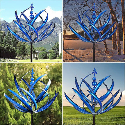 Metal Wind Spinner for Garden and Porch, Kinetic Yard Art and Outdoor Garden Decor for Patio – image 12
