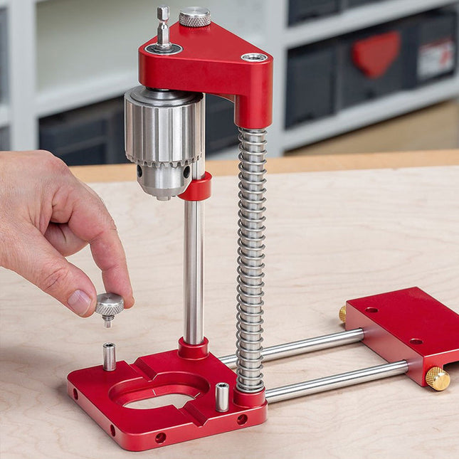 Marking Gauge for Woodworking, Center Finder Scribe Tool with Drill Guide
