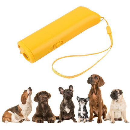 Anti Barking Device for Dogs, Stop Dog Barking Device with LED Flashlight, Ultrasonic Dog Repellent Device for Walks
