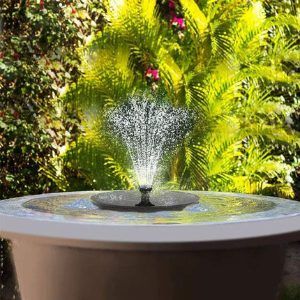 Solar Bird Bath Fountain for Outdoor Bird Baths, Solar Water Fountain Pump with Panel, Floating Pond Fountain for Garden