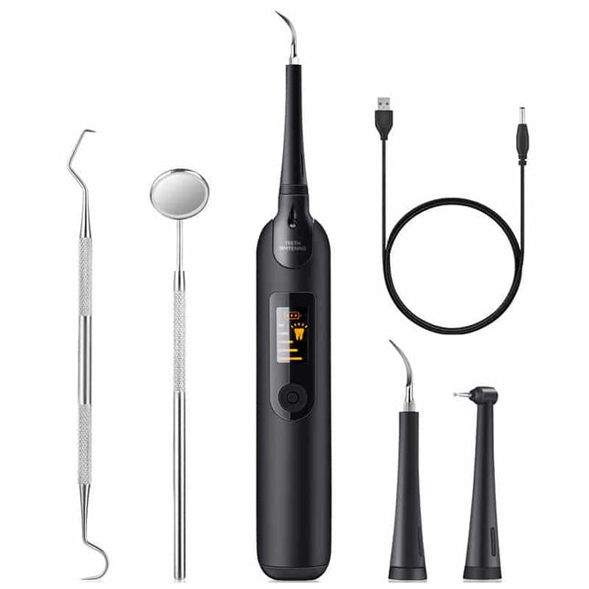 Tartar Remover for Teeth, Ultrasonic Dental Scaler with LED Light, Teeth Cleaning Tool, Ultrasonic Dental Cleaner