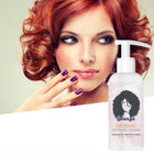 Hair Curling Cream with Argan Oil, Curl Defining Cream for Frizz Control