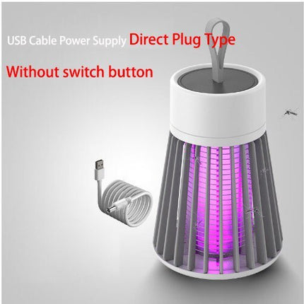 Rechargeable Mosquito Killer Lamp with UV Light, Electric Shock Bug Zapper for Indoor, Outdoor, Camping, Patio and Travel