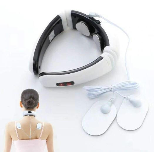 Electric Neck Massager, Portable Neck Massager with 6 Massage Programs