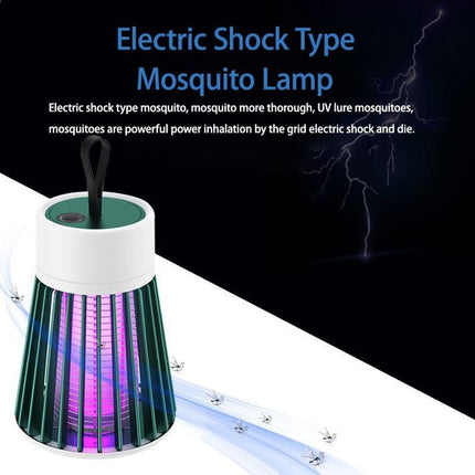 Rechargeable Mosquito Killer Lamp with UV Light, Electric Shock Bug Zapper for Indoor, Outdoor, Camping, Patio and Travel