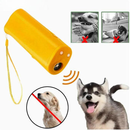 Anti Barking Device for Dogs, LED Flashlight for Evening Walks