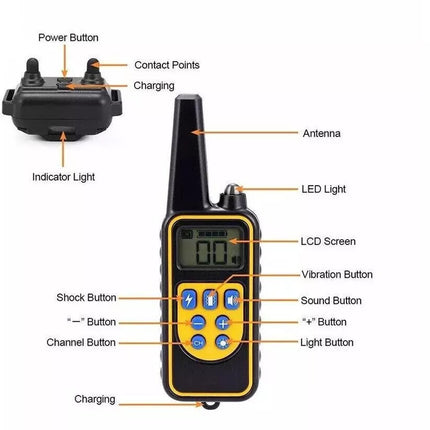 E Collar for Dogs, Waterproof Shock Collar for Dogs with Beep and Vibration