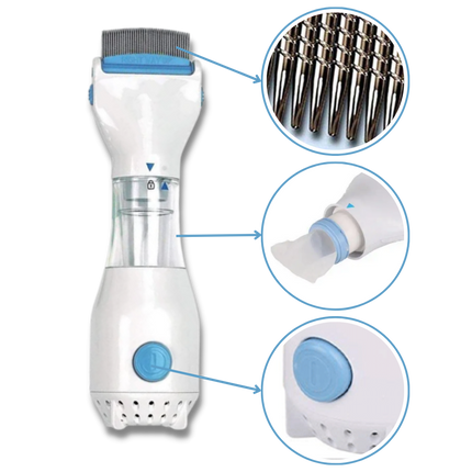Lice Combs for Kids and Adults, Electric Lice Brush with Disposable Filter – image 4