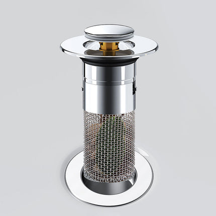 Sink Stopper Pop Up, Stainless Steel Sink Drain Strainer Basket – image 4
