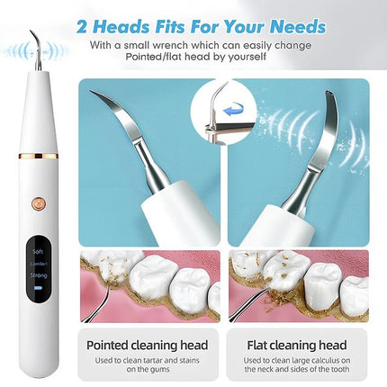 Tartar Remover for Teeth, Ultrasonic Tooth Cleaner with LED Light – image 6
