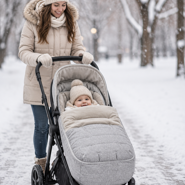 Stroller Footmuff, Universal Insulated Bunting Bag for Stroller