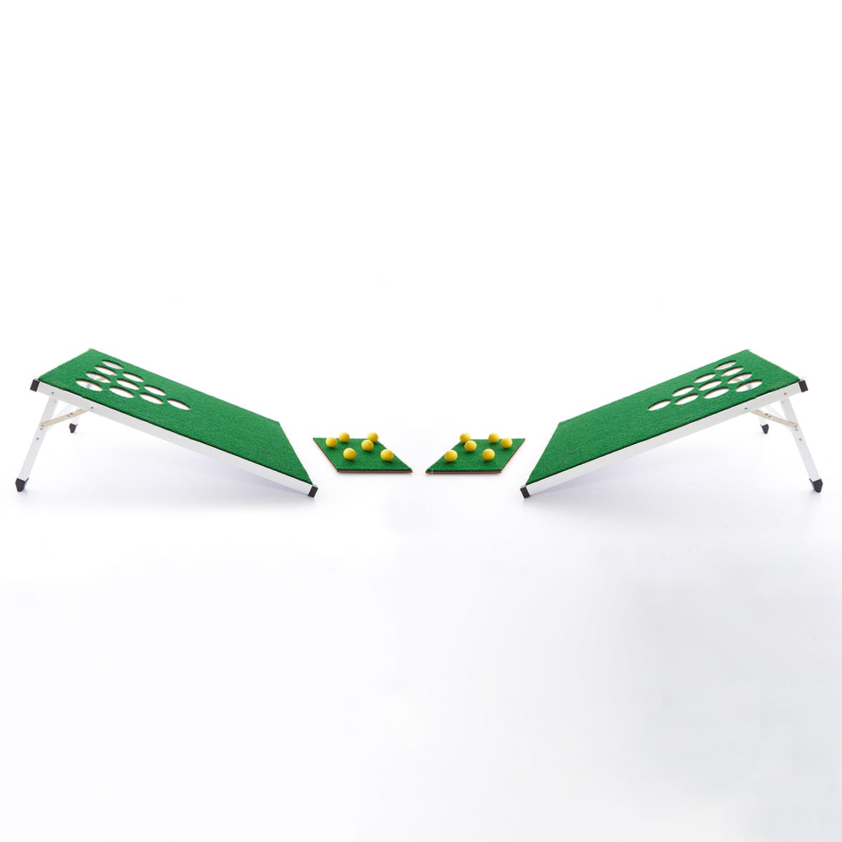 Backyard Game Set | Portable Golf, Cornhole & Pong for Outdoor Fun 4
