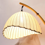 BambooGlow | Elegant Modern Standing Floor Lamp with Fabric Shade 8