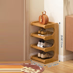 BambooNest | Elegant Minimalist Bamboo Shoe Storage Rack 6
