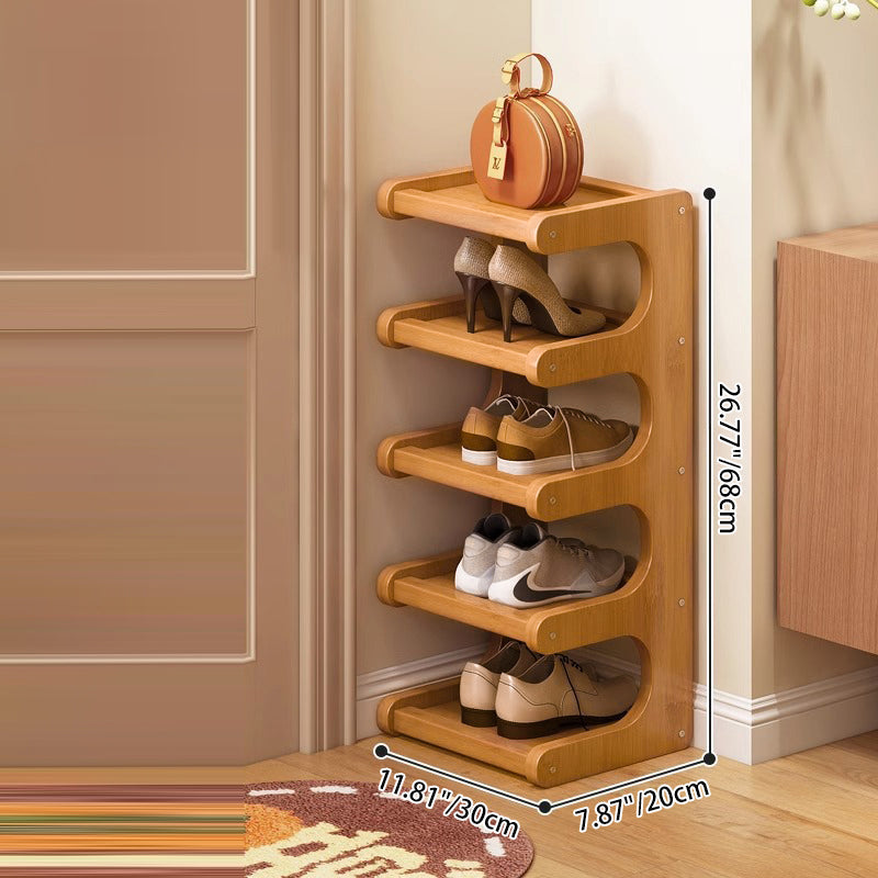 BambooNest | Elegant Minimalist Bamboo Shoe Storage Rack 7