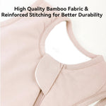 Bamboo Baby Sleep Sack with Two-Way Zipper | Breathable Wearable Blanket for Comfortable Sleep 1
