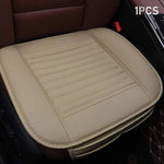 Bamboo Charcoal Car Seat Cushion | Leather Design for Odor Absorption 12
