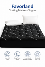 Bamboo Mattress Topper with Extra Thickness & Cooling Design | Queen Size for Enhanced Sleep Quality 3