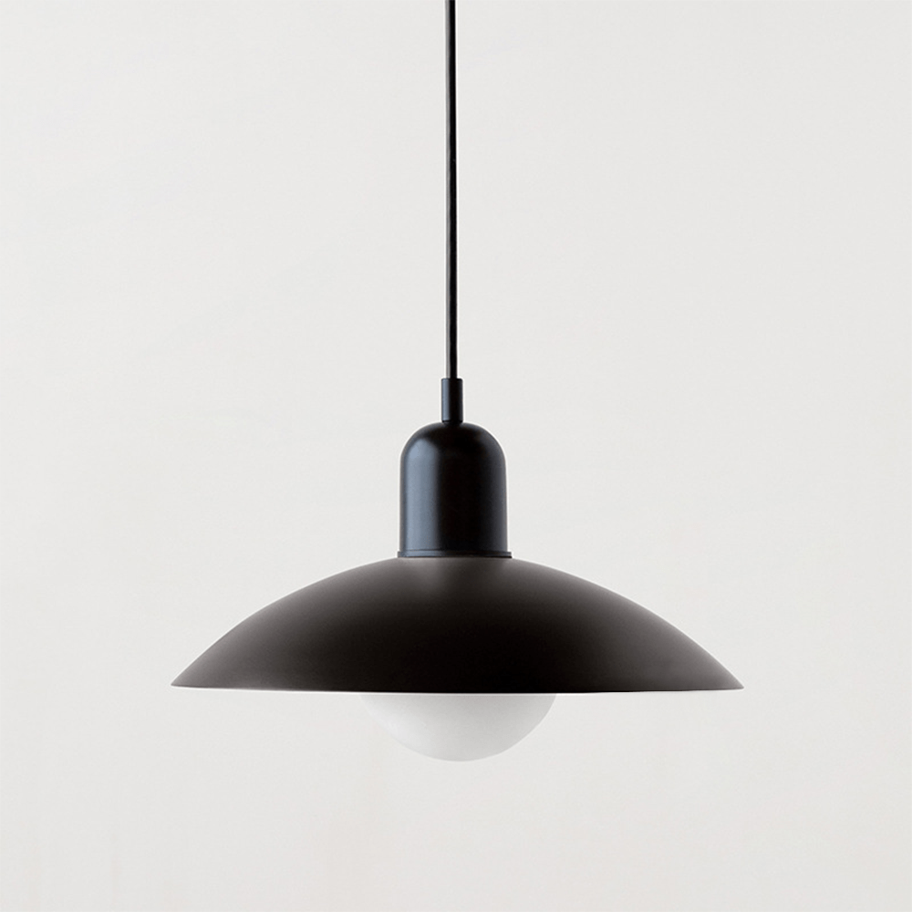 Bauhaus Collection | Black Pendant Light with Adjustable Height | Modern Kitchen Pendant Lighting for Stylish Illumination 24