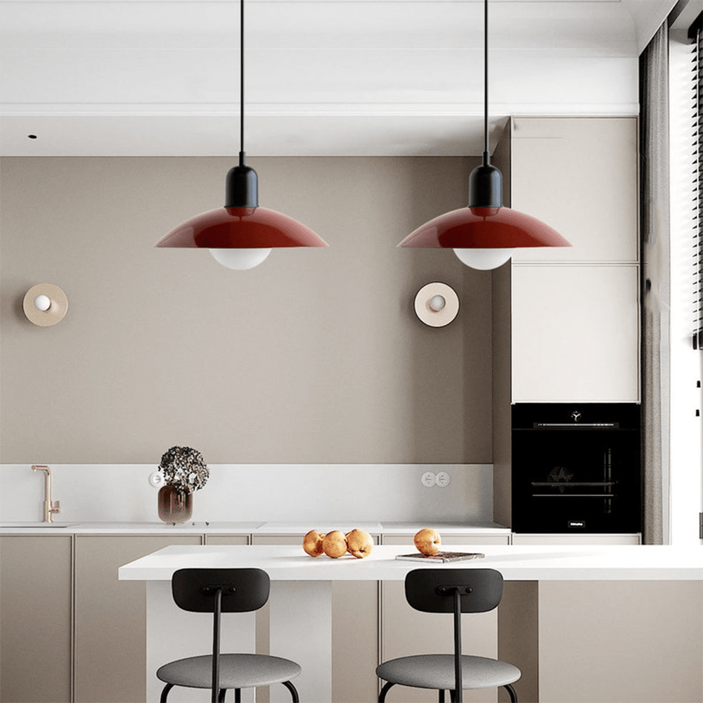 Bauhaus Collection | Black Pendant Light with Adjustable Height | Modern Kitchen Pendant Lighting for Stylish Illumination 4