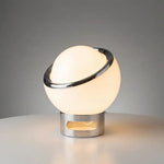 Bauhaus Inspired Desk Lamp with Opal Glass Shade | Minimalist Design for Warm Ambient Light 4