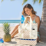 Beach Tote Bag with Insulated Cooler Compartment | Spacious Design for Summer Adventures 1
