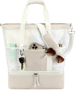 Beach Tote Bag with Insulated Cooler Compartment | Spacious Design for Summer Adventures 10