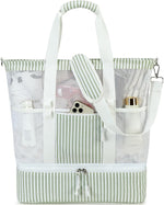 Beach Tote Bag with Insulated Cooler Compartment | Spacious Design for Summer Adventures 13