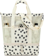 Beach Tote Bag with Insulated Cooler Compartment | Spacious Design for Summer Adventures 14