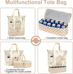 Beach Tote Bag with Insulated Cooler Compartment | Spacious Design for Summer Adventures 5