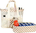 Beach Tote Bag with Insulated Cooler Compartment | Spacious Design for Summer Adventures 7
