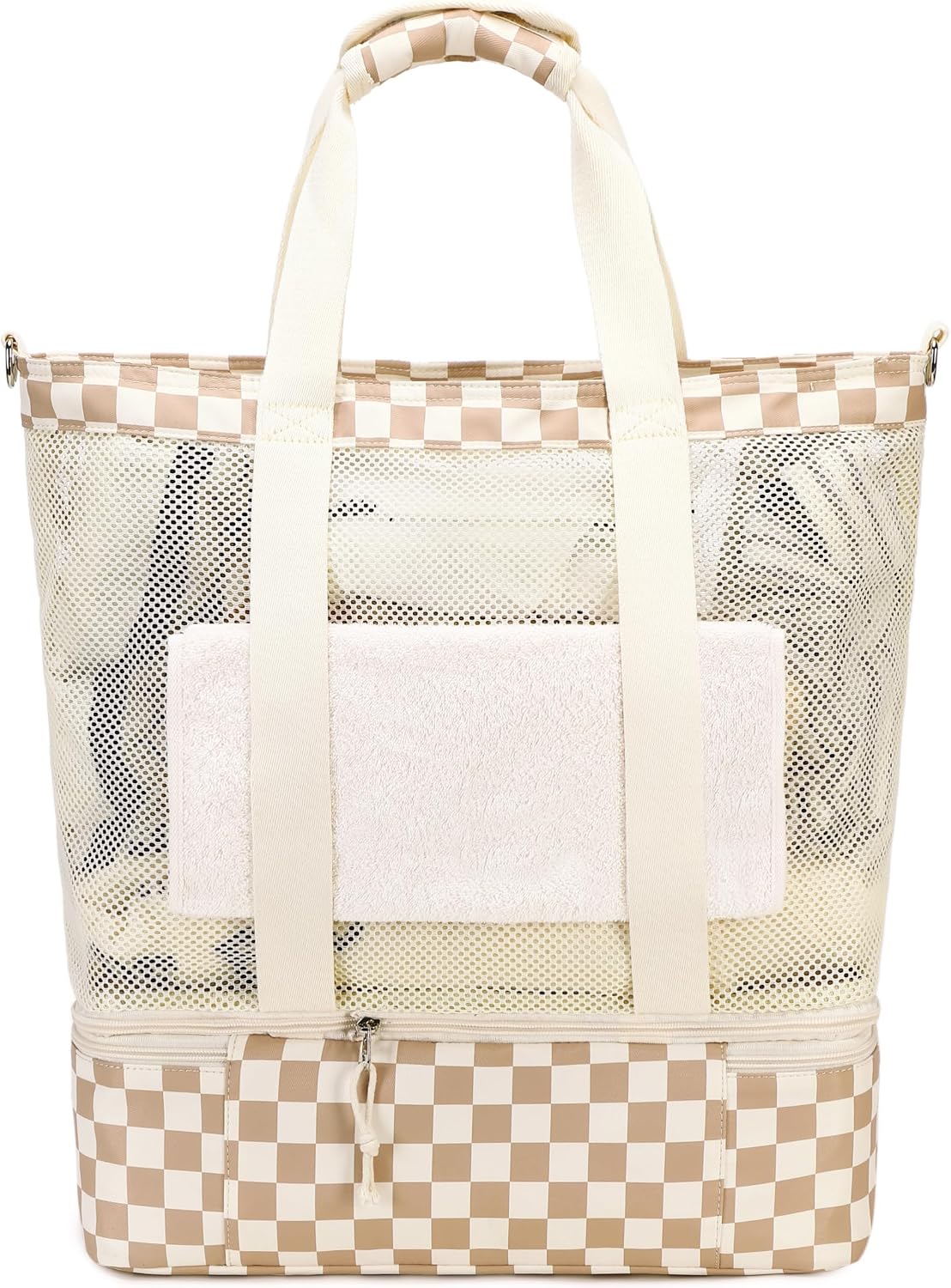 Beach Tote Bag with Insulated Cooler Compartment | Spacious Design for Summer Adventures 8