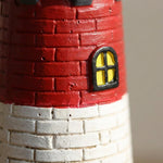 Beaconix | Solar Powered Decorative Lighthouse with Rotating LED Light | Charming Outdoor Accent for Cozy Ambiance 3
